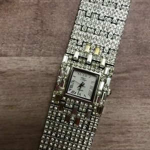 Suzanne Somers | Silver Crystal Watch NWT